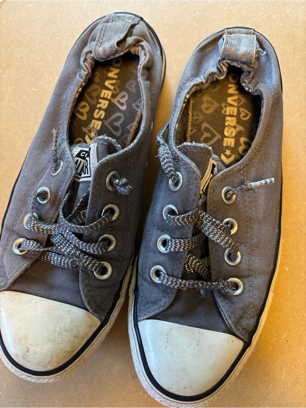 Converse Women’s Low-Top Canvas Sneakers - Gray